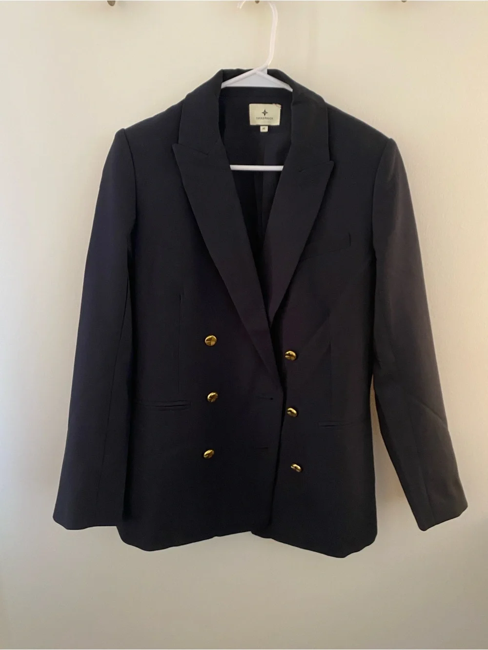 Tuckernuck Navy Diana Blazer size Medium
